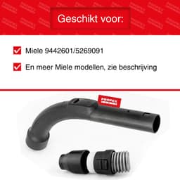 Propex Parts Pistoolgreep - Geschikt voor Miele 5269091 / 9442601 - Ronde Aansluiting Ø35mm - Eenvoudige installatie — thumbnail 4