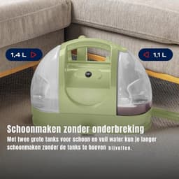 Florixa® Tapijtreiniger machine - Tapijtreiniger - Tapijtreiniger apparaat - Groen - ‎46cm x 24cm x 35cm — thumbnail 5