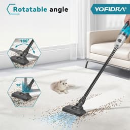 Lunekiss 1500W 4‑in‑1 Draadloze Stofzuiger – 12KPA – 650ml – Compatibel met Makita‑Accupin – Inclusief 2 Batterijen — thumbnail 4