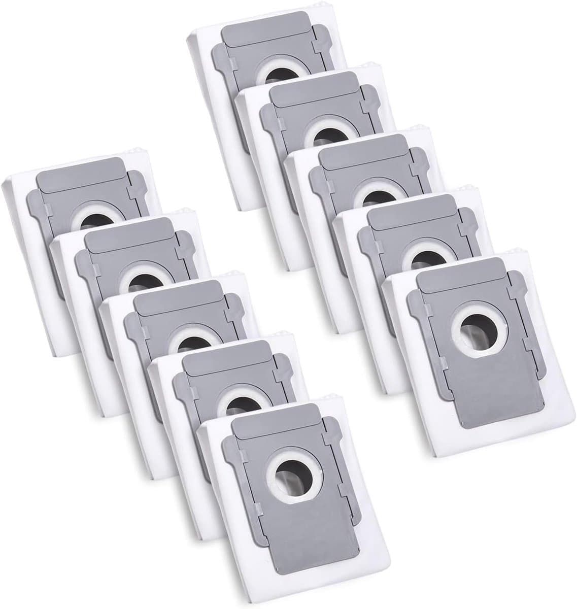 Stofzuigerzakken - 10 stuks - geschikt voor iRobot Roomba i7 i7+ i3 i3+ i4 i4+ i6 i6+ j7 j7+ i8 i8+ S9 S9+ E5 E6 E7 Clean Base - Vervangende Stofzak Accessoire voor Allen Stofzuiger — afbeelding 1