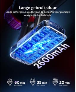 CLVP® Stofzuiger Draadloos - Steelstofzuiger Snoerloos - Tapijtreiniger — thumbnail 3