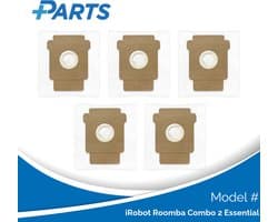 iRobot Roomba Combo 2 Essential Stofzakken (5 Stuks, Plus.Parts® alternatief voor 4849916)