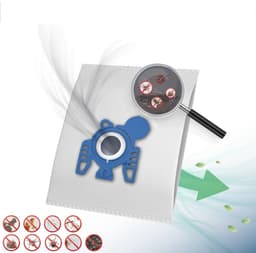 EXCITAT Stofzuigerzakken - Stofzuigeraccessoires - 5-laags stofzak met vouw - Geschikt voor Miele Complete C3 Power Series, Limited Edition, Cat & Dog PowerLine stofzuigers - 20 stuks — thumbnail 2