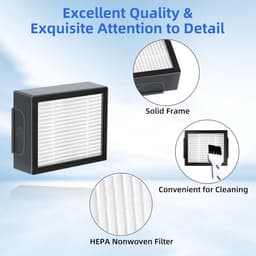 12-Pack Vervangende Filters voor de iRobot Roomba, Hoogwaardige Accessoirekit voor Stofzuigers, Compatibele Filters voor i3/i4/i6/i7/i8, E5/E6/E7/J7, Regelmatige Onderhoudskit voor Optimaal Reinigingsprestaties — thumbnail 2