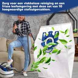 StrongFlow Stofzuigerzak 10x - Geschikt voor Miele Complete C3 / C2 - Hyclean 3d efficiency GN - Incl. 2 Filters - Cat and Dog — thumbnail 3