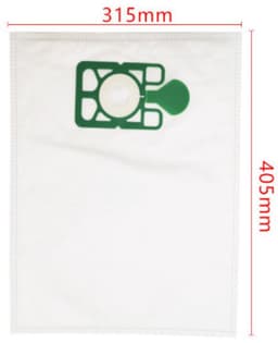 Stofzuigeraccessoires - 10-pack stofzuigerzakken - Geschikt voor Henry Hoover, Hetty, Basil, James - NVM-1CH vervanging - Geschikt voor HVR160, HVR200, HET160, HHR200, commerciële Numatic-modellen - 31,5 * 40,5 cm - wit — thumbnail 4
