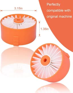 6 Stuks Filter - Wasbaar En Herbruikbaar - Onderdelen Set - Stofzuigerfilter - Geschikt Voor Black + Decker Powerseries Extreme Steelstofzuiger - Stofzuigerfilter -Geschikt Voor Bsv2020g En Bsv2020p — thumbnail 2