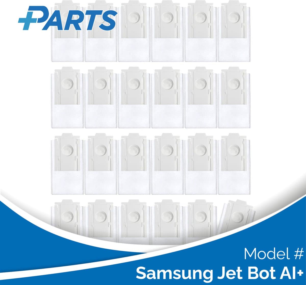Samsung Jet Bot AI+ Stofzakken (24 Stuks, Plus.Parts® alternatief voor VCA-RDB95) — afbeelding 1