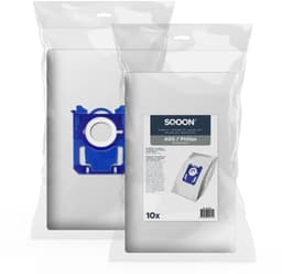 SQOON® Stofzuigerzakken geschikt voor Philips / AEG / Electrolux - Gelijk aan model: GR201S / E200S / FC8021 - High Filtration met vernieuwde aansluiting voor optimale pasvorm — thumbnail 1