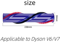 Rolborstel - Vervangende Borstelrol - Geschikt voor Dyson V6/V7 Stofzuiger - Vervangende- Brushroll - Vervangende Onderdelen — thumbnail 3