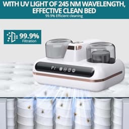 Draadloze UV-stofzuiger - met dubbele capaciteit voor allergenen - kleine stofzuiger — thumbnail 5
