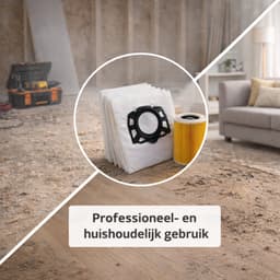 10x Stofzuigerzakken & 3 filter geschikt voor Karcher WD2 Plus, WD3 (Battery), KWD1, KWD2, KWD3, WD3.200 - WD3.800 M - stofzuigzak stofzakken — thumbnail 4