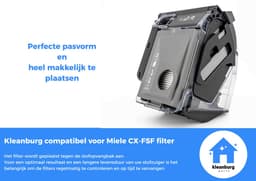 Kleanburg® - Miele Boost CX1 - Filter set van 3 stuks – Vervangt SF-HY 60 & CX-FSF — thumbnail 3
