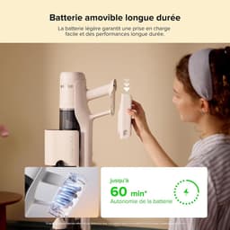 ROBOROCK H60 HUB - Draadloze steelstofzuiger met automatisch leegmaakstation - Verwijderbare accu 60 min - 115 AW — thumbnail 2