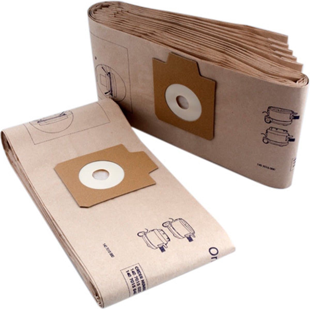 Nilfisk Stofzakken GD/VP930 - stofzuiger accessoires - 10 st — afbeelding 1