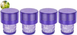 4 x HEPA filter geschikt voor Dyson V10 Sv12 stofzuiger Total Clean, Parquet, Motorhead, Animal wasbaar steelstofzuiger DY-969082-01 — thumbnail 1