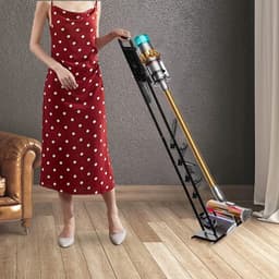 Universeel Stofzuiger Standaard - Stofzuigerstandaard Compatibel met Dyson Gen5/V15/V11/V10/V8/V7/V6 - Vrijstaande Steelstofzuiger Houder - Verplaatsbare Wielen - Antislipvoet - Zonder Boren - met Accessoires Houders - Stabiele Metalen — thumbnail 1