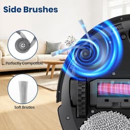 26-delige accessoires geschikt voor Roborock QV 35A/QV 35S/QREVO L/QR798/QR598 robotstofzuiger - 2 hoofdborstels, 4 HEPA-filters, 6 dweilpads, 6 zijborstels, 6 stofzakken, 1 schroevendraaier, 1 reinigingstool — thumbnail 5