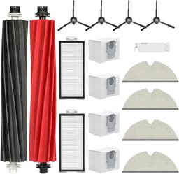 17 pieces accessories for Roborock Q5 Pro+ /Q5 Pro/Q5 Max+/Q8 Max+/Q8 Max Vacuum Cleaner, 2 Main Brushes, 2 HEPA - ShopVlot — thumbnail 1