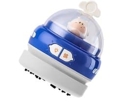 Bureau Stofzuiger - Mini Stofzuiger - Bureau Schoonmaken - USB Oplaadbaar - 8.6 x 10.8 cm - Paars