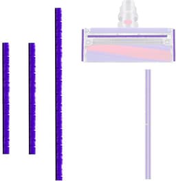 Store_7 - Stofzuiger accessoires - Set van 3 pluche strips - Blauw — thumbnail 1