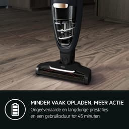 Draadloze Steelstofzuiger - Kruimeldief - Huisstofvrij Houden - 45 Minuten Gebruikstijd - 0.3 Liter - Grijs — thumbnail 4