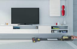 Draadloze Steelstofzuiger - Compacte Reiniger - Huis reinigen - Verlichte zuigmond - 40 min looptijd - Zwart en Geel — thumbnail 4