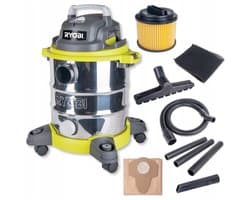 Ryobi RVC-1220I-G Serie - Natte en Droge Stofzuiger - 1250W - 20L - Blazerfunctie