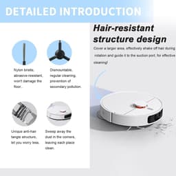 Dailygoods- Stofzuigeraccessoires 23 stuks - Hoofdborstel - Filters - Stofzakken - Zijborstels - Reinigingsdoeken - Compatibel met Xiaomi X20 Max/X20 Pro - Stofzuigeronderdelen — thumbnail 4