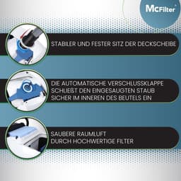 SnelShoppen - 16 Stuks Stofzuigerzakken + 3 HEPA Filters voor Miele Complete C3, Compact C1 C2, S8340, S8360 - Hoogwaardige Vervangingssets voor Stofz — thumbnail 3