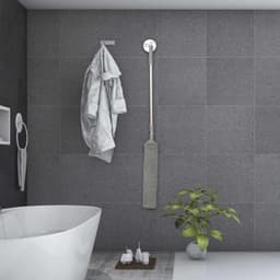Stofwisser met Lange Steel - Plumeau Afstoffen - Huis Reinigen - Afneembare Wasbare Kop - 98.5 cm - Grijs — thumbnail 3