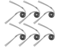 Dailygoods- Zijborstels 6 Stuks - Robotstofzuiger Accessoires - Geschikt voor Roborock Q10S5/Q7M5/Q7L5 - FlexiArm Arc Anti-Tangle Design - Optimale Vloerbedekking - Hoogwaardige Reserveonderdelen - Robotborstel