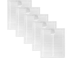 Dailygoods- HEPA-filter 5 stuks - Vervangende Filteraccessoires - Geschikt voor Roborock Q7 M5/Q7 L5 - Herbruikbaar/Washable - Filtert 99,98% van de Deeltjes - Stofzuigerfilter