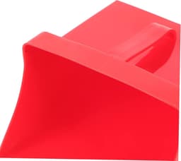 Handstofblik Bureau - Mini Stoffer - Snel Opruimen - Ergonomisch Handvat - 24.8 cm Lengte - Rood — thumbnail 5