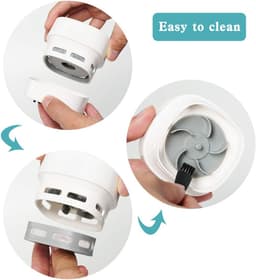 Mini Draadloze Tafelstofzuiger, Draagbare Bureau Stofzuiger USB-oplaadbaar voor Toetsenbord, Laptop, Kantoor, Auto en Huisdierenhaar — thumbnail 5
