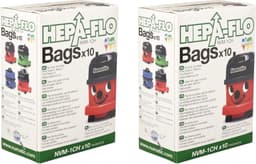 Numatic - 2x Stofzuigerzakken + 1x Geurkorrels (limonella geur) - Hepa flo bags - Voor Henry/Hetty - NVM 1CH X10 - COMBIDEAL — thumbnail 2