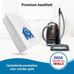 DEGG® - Stofzuigerzakken - Geschikt voor Miele GN - Top Kwaliteit - Complete C3 & C2 - Classic C1 - Kwaliteit gelijk aan Origineel - 6 STUK(S) — thumbnail 5