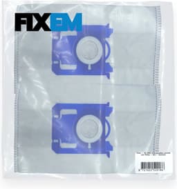 Fixem® stofzuigerzakken geschikt voor Philips, AEG, Electrolux, Tornado, Zanussi - PowerGo - nr. Classic Long Performance - PH99 - FC8021/03 - FC8021/05 - GR201 - GR201S - GR201SM - S Bag - 10 Stuks — thumbnail 3