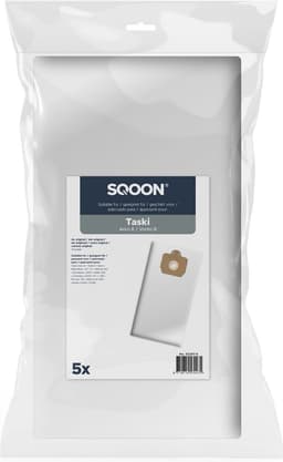 SQOON® Stofzuigerzak geschikt voor Taski Aero 8 - Vento 8 series - Model 7524288 - 5 stuks — thumbnail 2