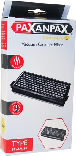 Paxanpax SF-AA 50 HEPA filter geschikt voor Miele - Active AirClean koolstoffilter met timestrip - SFAA50 - SF-AA50 - Compact C1 C2 - Complete C2 C3 — thumbnail 1