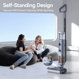 Uwant ED12 Pro 3-in-1 -Steelstofzuiger Met Dweilfunctie-Elektrische Dweil-Zelfreiniging-9000 Pa Zuigkracht-220 Watt Vermogen - Werktijd 30 minuten - Anti-vastloop borstelontwerp - 20 Minuten Snelle Droging Met Warme Lucht- Vloerreiniger — thumbnail 2