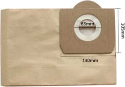 15x Karcher Stofzuigerzakken geschikt voor Kärcher WD3 / MV 3 / A 22 / A 25 / A26 / SE 4001 / 6.959-130.0 Stofzakken stofzuiger zak — thumbnail 3