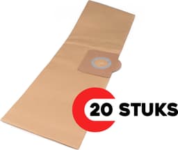 Geschikt voor EINHELL. VOORDEELPAG 2 x 10 stuks Stofzuigerzakken voor 15-20 Liter, Papier. COVAKO Merk — thumbnail 1