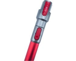 SIDANO® telescopische stofzuigerbuis compatibel en ter vervanging voor Dyson steelstofzuigers, 47-71 cm, rood/grijs