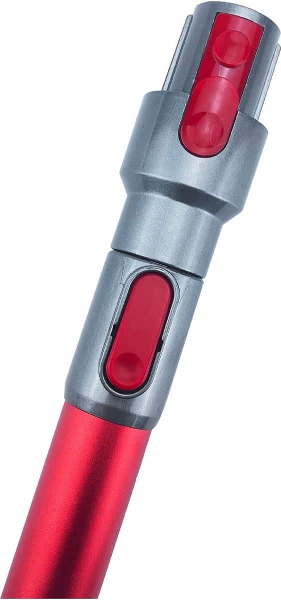SIDANO® telescopische stofzuigerbuis compatibel en ter vervanging voor Dyson steelstofzuigers, 47-71 cm, rood/grijs — afbeelding 1