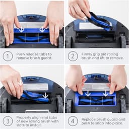 Vervangende rolborstel Accessoires geschikt voor Eufy Robovac 11 S Robovac 30, Robovac 30C, Robovac 15C, Accessoires Stofzuigerrobot — thumbnail 3