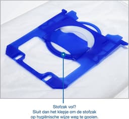 10x Dparts S-bag stofzuigerzakken en 1 filter - geschikt voor Philips en AEG - voor series VX6 VX7 Performer Silent Compact Active PowerLife PowerGo - nr. Classic Long Performance - PH99 - FC8021/03 - FC8021/05 - GR201 - GR201S - GR201SM — thumbnail 2
