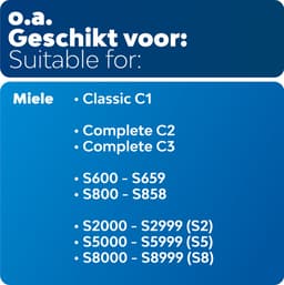 16x Dparts PRO stofzuigerzakken geschikt voor Miele GN - HyClean 3D Efficiency - XXL-pack met 2 filters — thumbnail 2