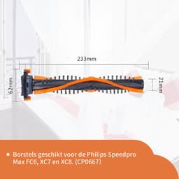 Replacements® Onderdelen geschikt voor Philips Speedpro Max - Aqua - FC5005/01, CP0663/01 Aqua 7000 Serie - 3-delig — thumbnail 2