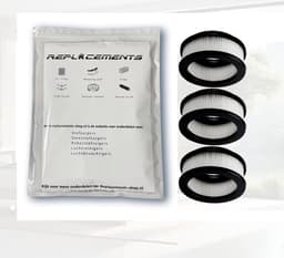 Replacements® Motorfilters geschikt voor Rowenta X-Force Flex 11.60 - 12.6 - 14.60 en 15.60 - ZR009008 - 3 stuks — thumbnail 4